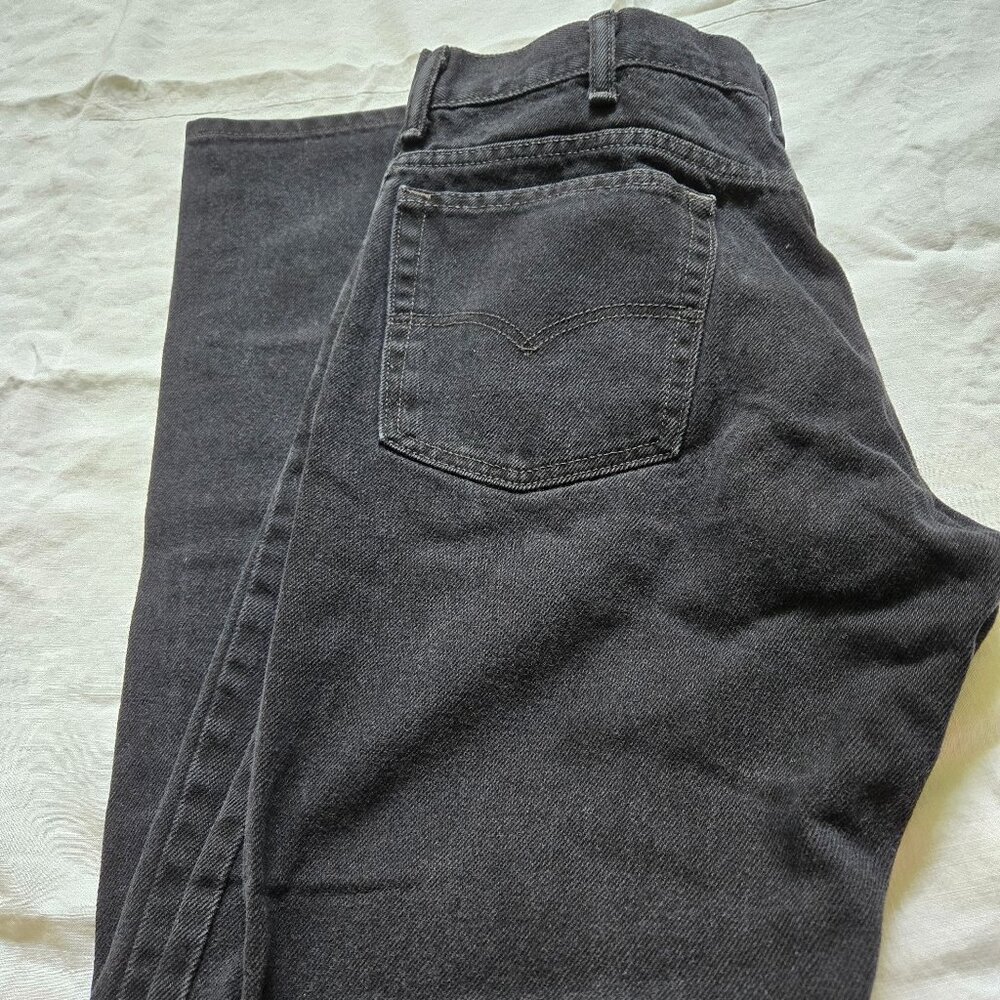 MEN'S LEVI'S 517 BLACK JEANS, SIZE 35 X 32